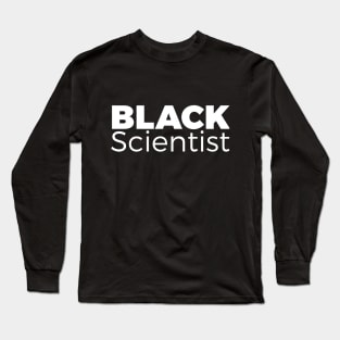 Black Scientist Long Sleeve T-Shirt